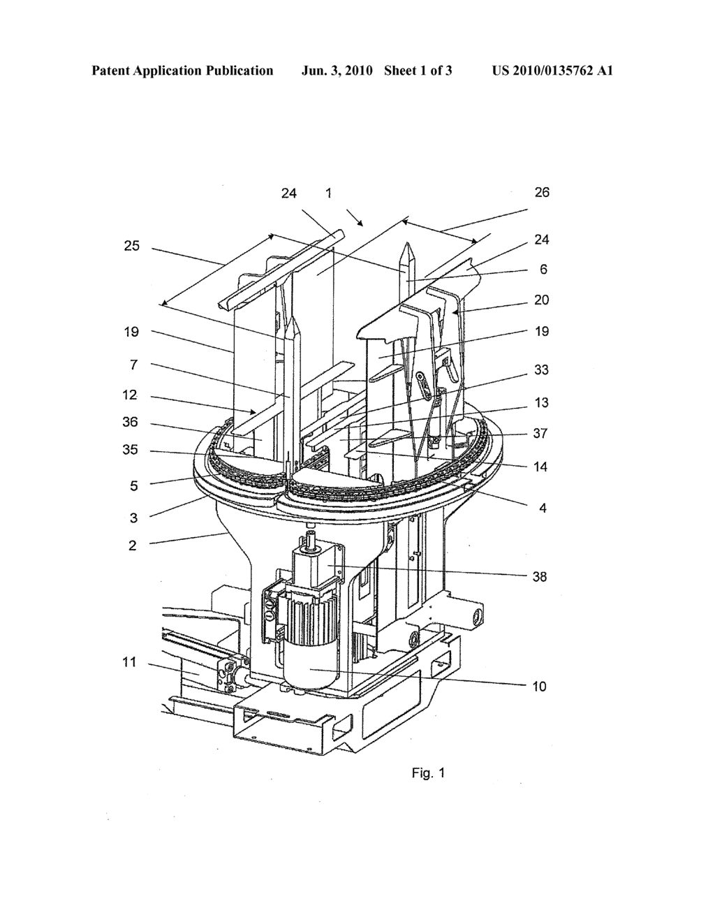 STACKING DEVICE FOR PRINT PRODUCTS - diagram, schematic, and image 02