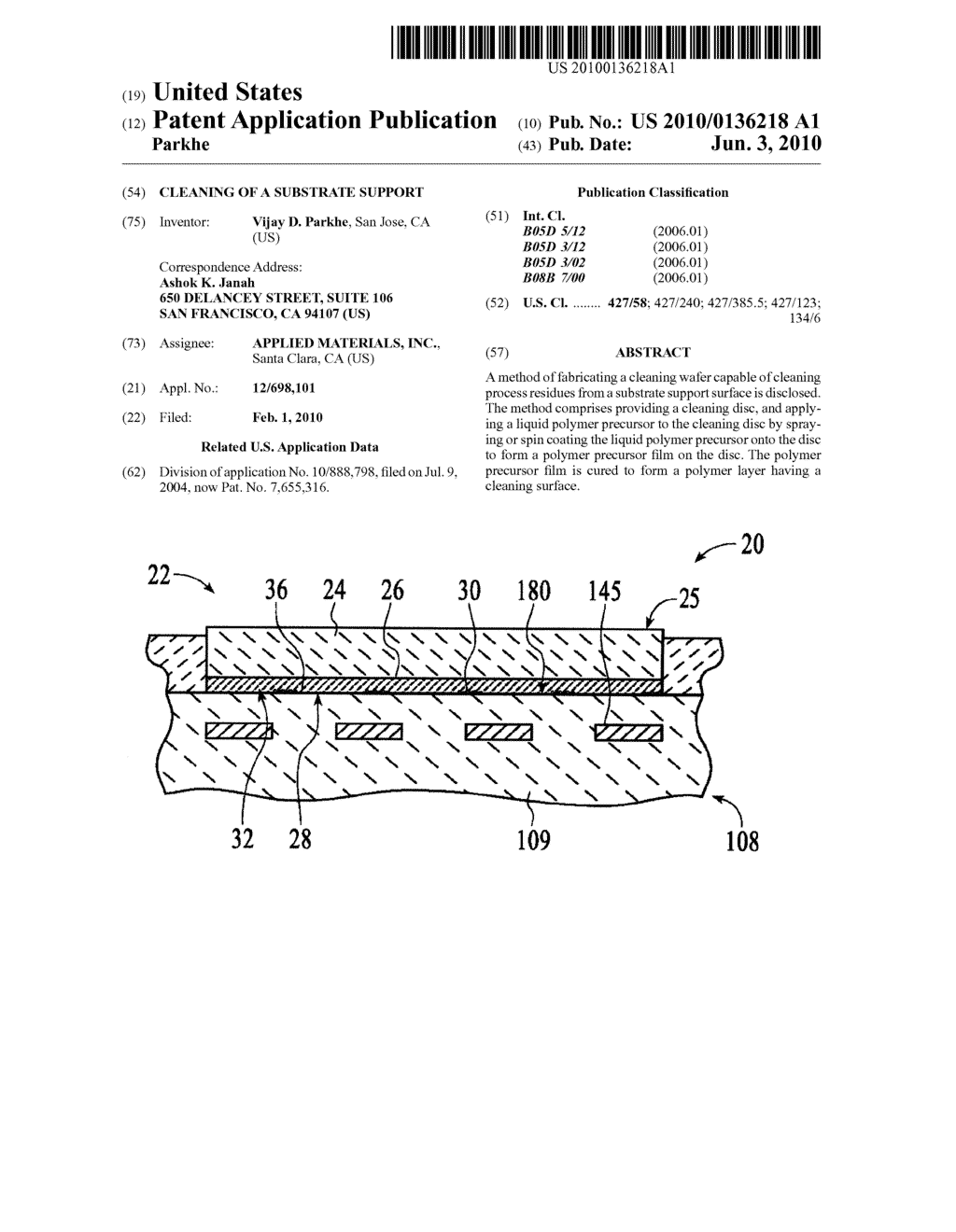 CLEANING OF A SUBSTRATE SUPPORT - diagram, schematic, and image 01