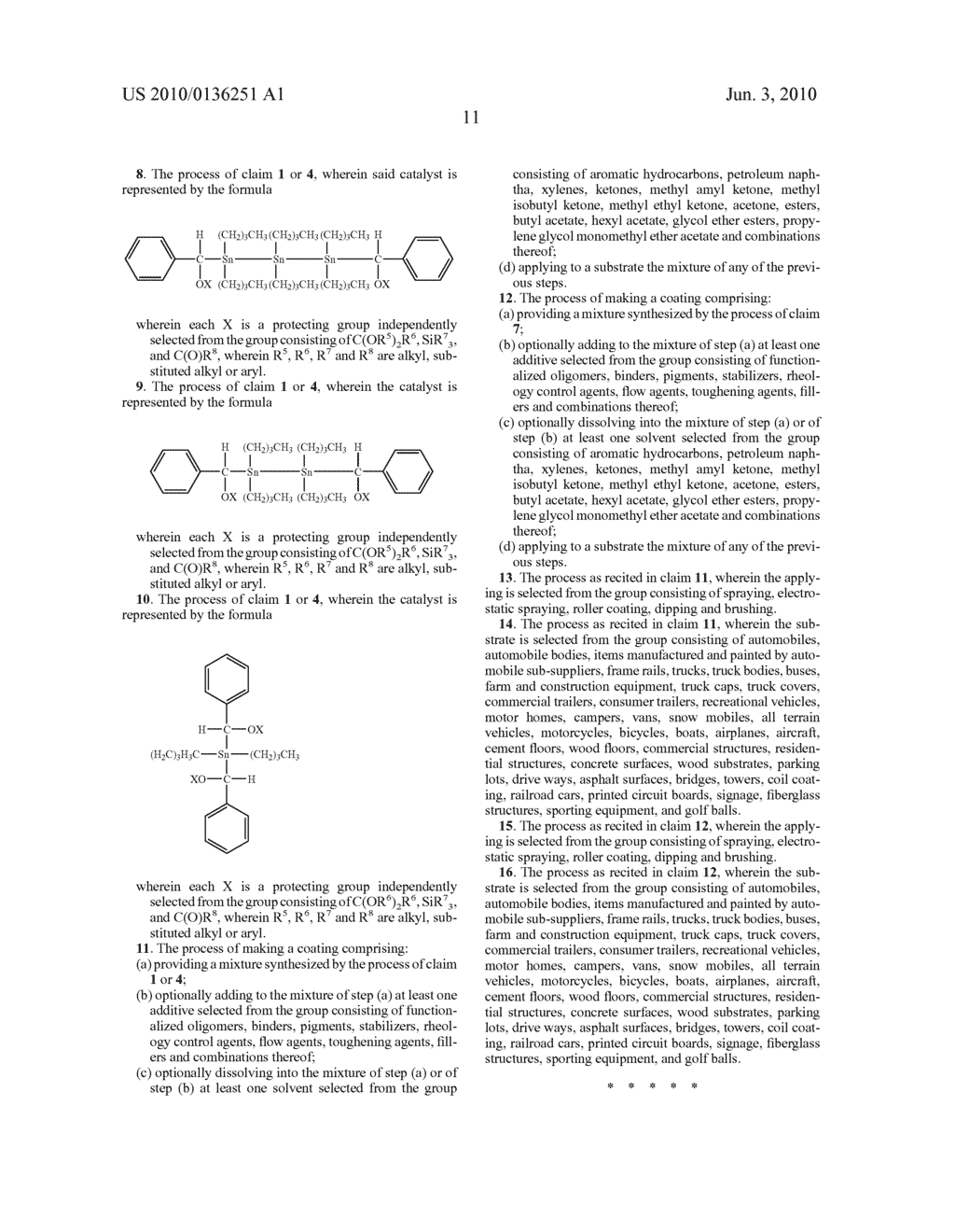 Protected air-activated organotin catalysts for polyurethane synthesis and processes therefore - diagram, schematic, and image 12