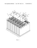 CELL TEMPERATURE SENSING APPARATUS FOR A BATTTERY MODULE diagram and image