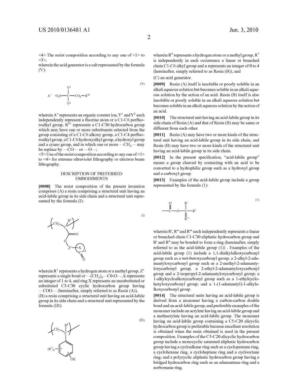 RESIST COMPOSITION - diagram, schematic, and image 03