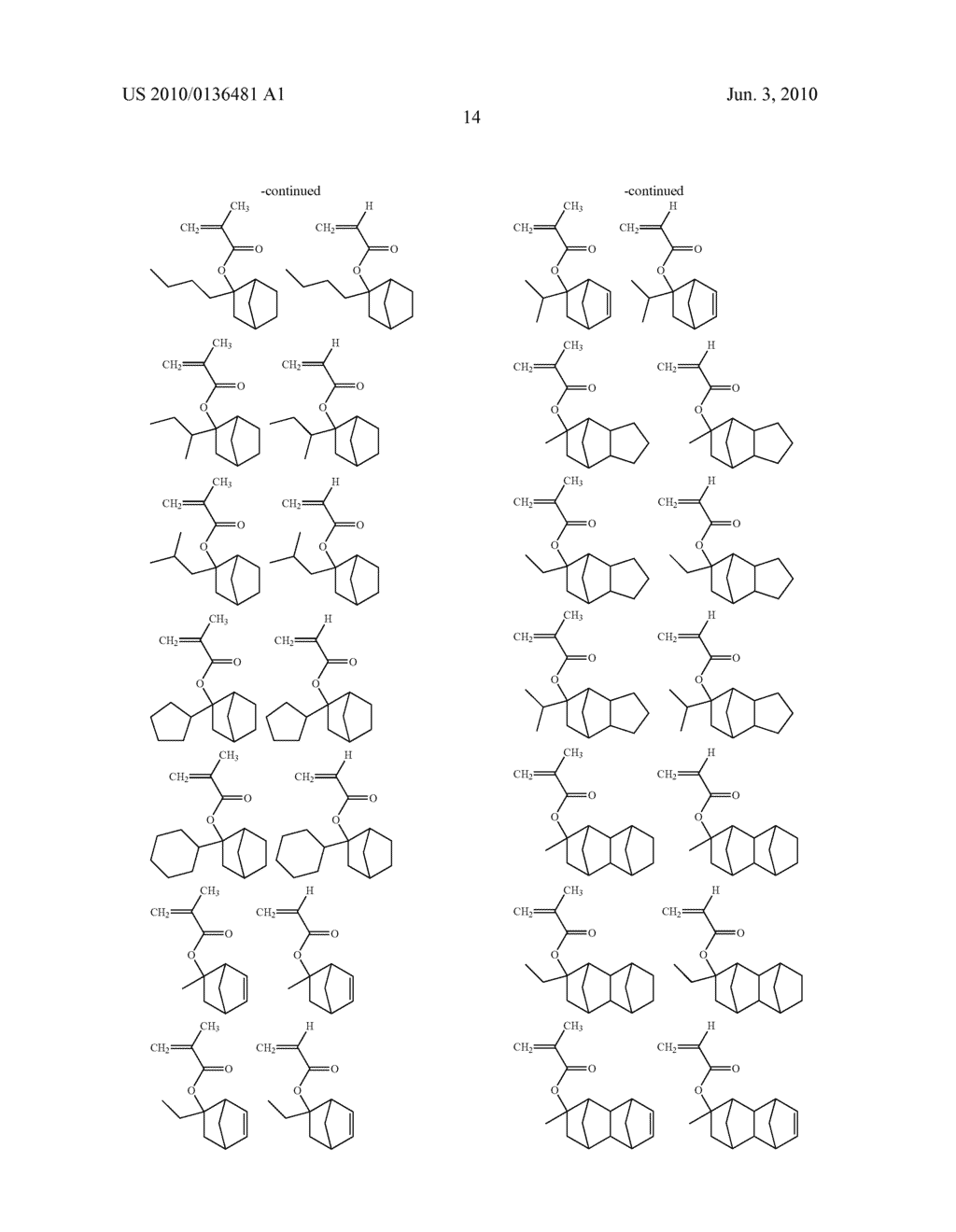 RESIST COMPOSITION - diagram, schematic, and image 15