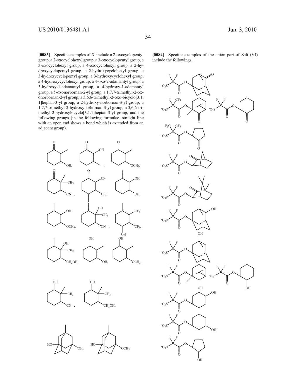 RESIST COMPOSITION - diagram, schematic, and image 55