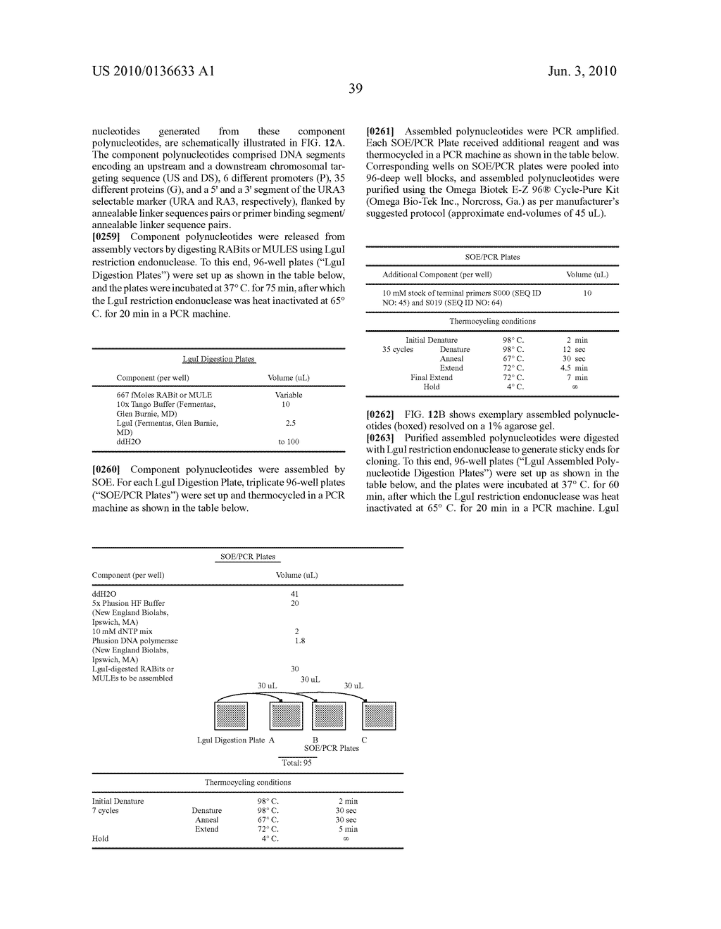 COMPOSITIONS AND METHODS FOR THE ASSEMBLY OF POLYNUCLEOTIDES - diagram, schematic, and image 57