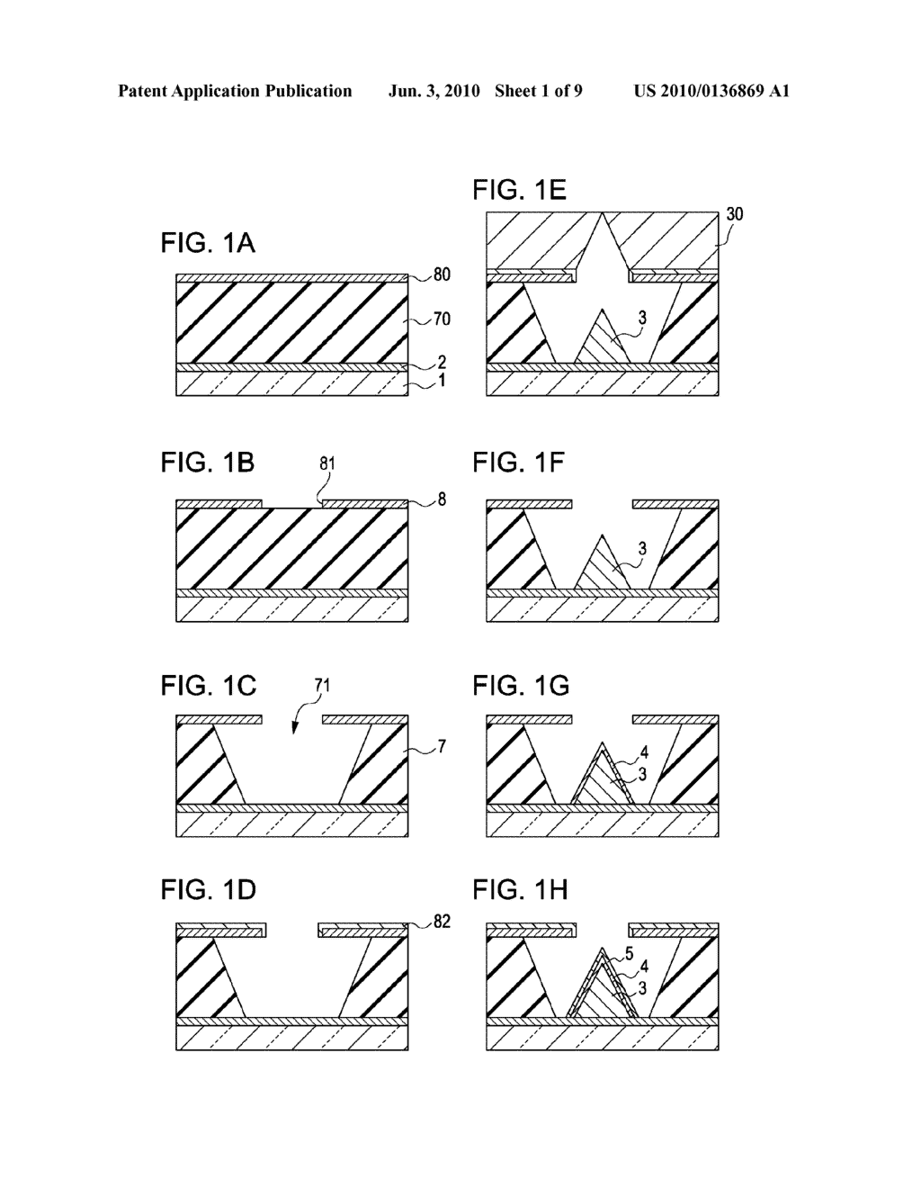 METHOD OF FABRICATING ELECTRON-EMITTING DEVICE AND METHOD OF MANUFACTURING IMAGE DISPLAY APPARATUS - diagram, schematic, and image 02