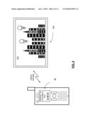 MOBILE COMMUNICATION DEVICE WITH VIDEO APPLICATION FOR DISPLAY ON A REMOTE MONITOR AND METHODS FOR USE THEREWITH diagram and image