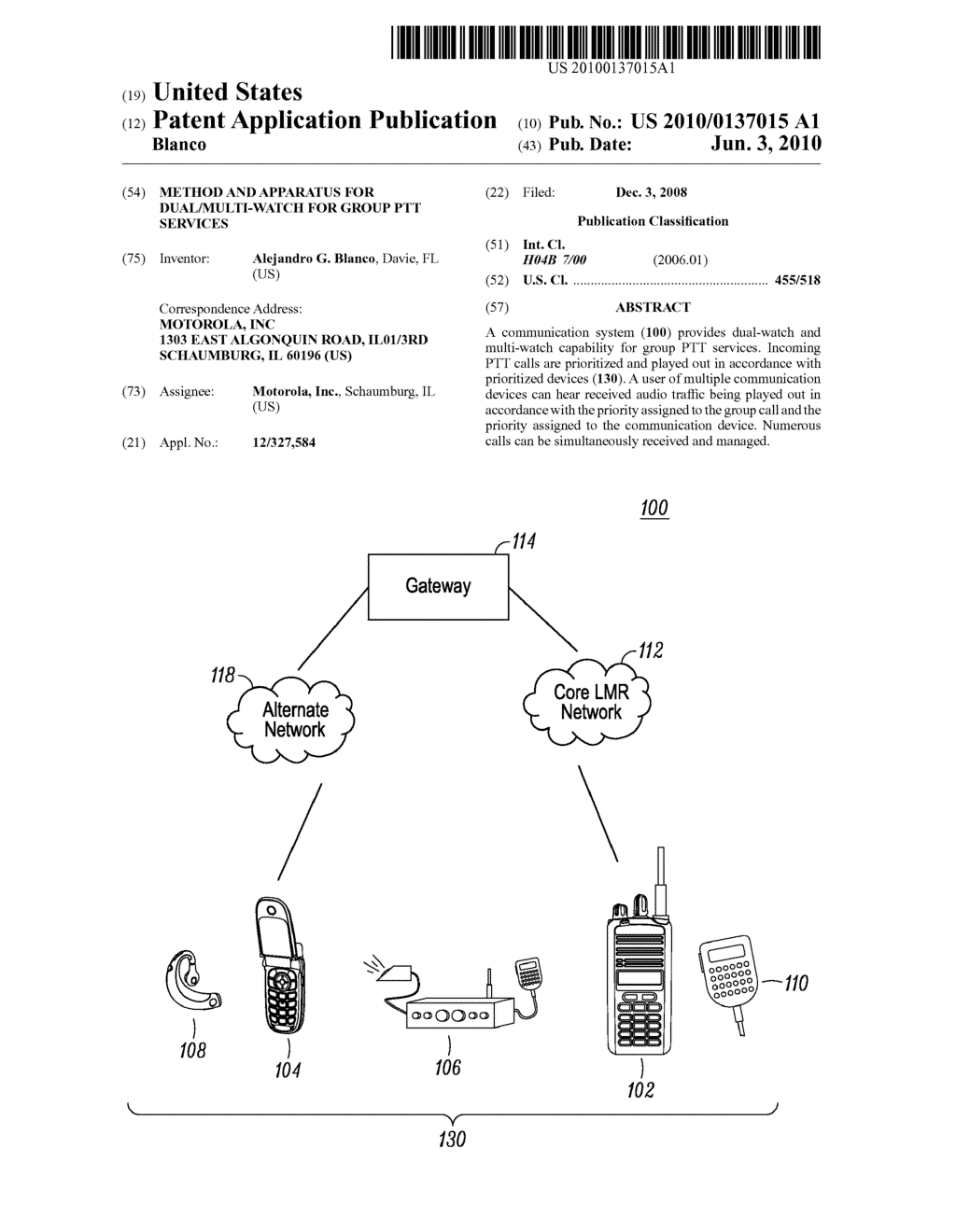 METHOD AND APPARATUS FOR DUAL/MULTI-WATCH FOR GROUP PTT SERVICES - diagram, schematic, and image 01