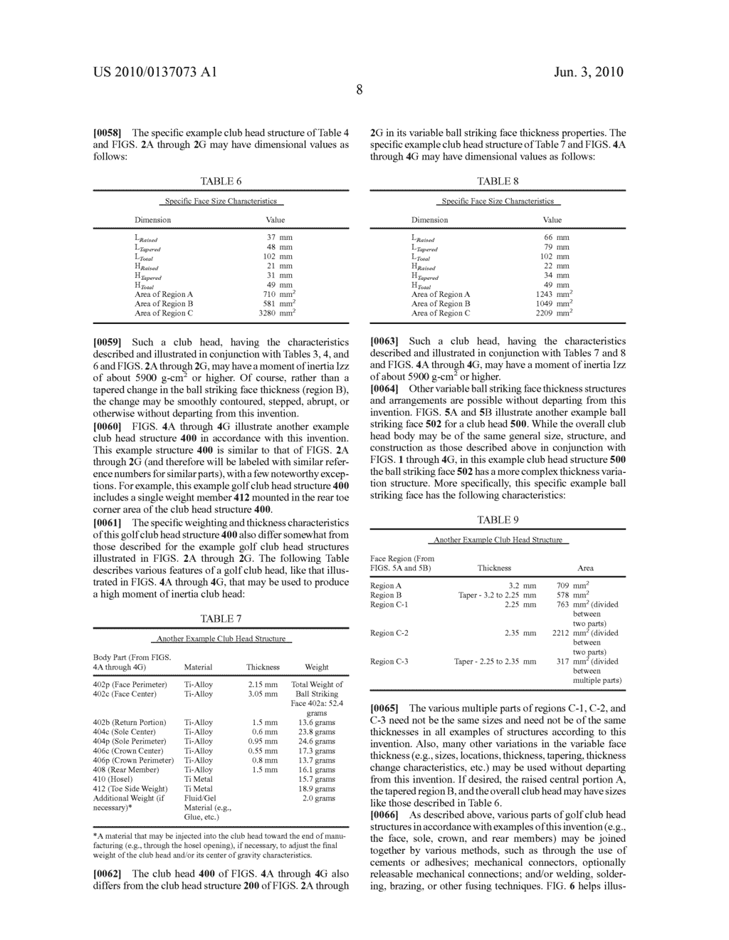 High Moment of Inertia Wood-Type Golf Clubs and Golf Club Heads - diagram, schematic, and image 19