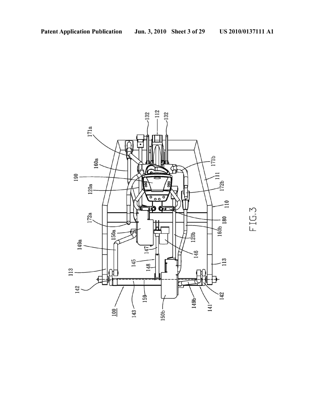 Stationary Exercise Apparatus - diagram, schematic, and image 04