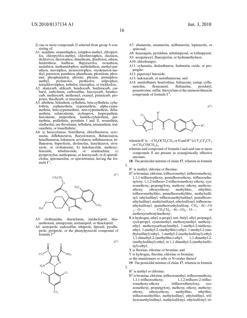 Pesticidal Mixtures - diagram, schematic, and image 17