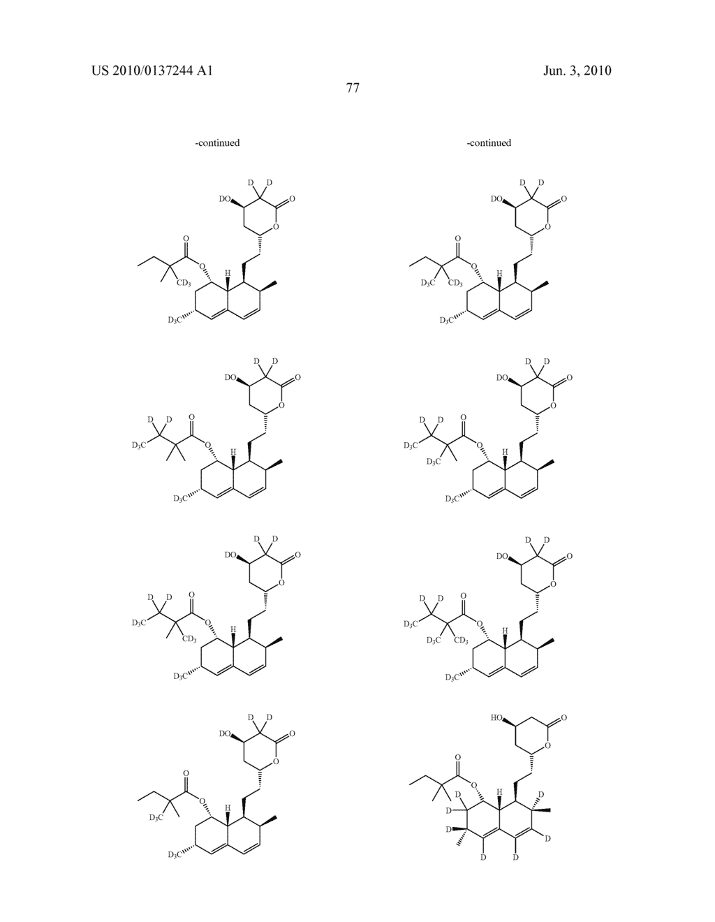 PREPARATION AND UTILITY OF HMG-COA REDUCTASE INHIBITORS - diagram, schematic, and image 77