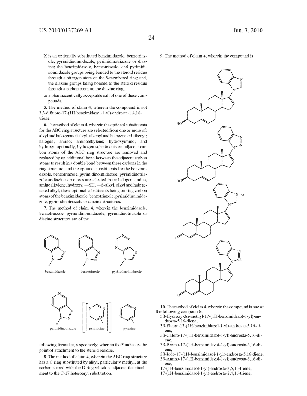 Novel C-17-Heteroaryl Steroidal Cyp17 Inhibitors/Antiandrogens: Synehesis, In Vitro Biological Activities, Pharmacokinetics and Antitumor Activity - diagram, schematic, and image 33