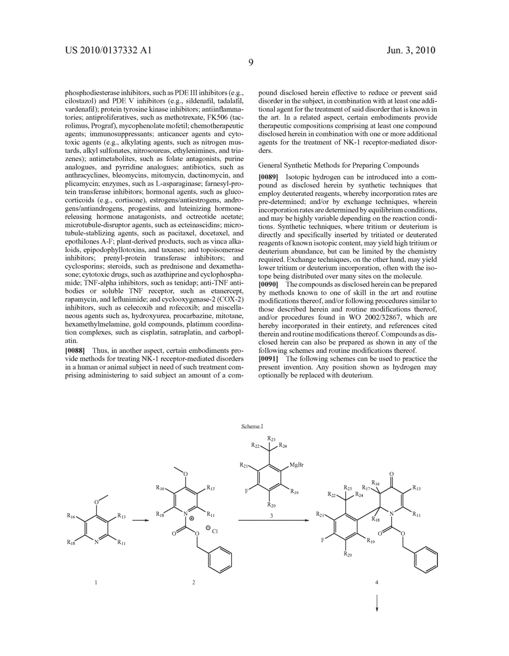 PIPERAZINE MODULATORS OF NK-1 RECEPTORS - diagram, schematic, and image 10