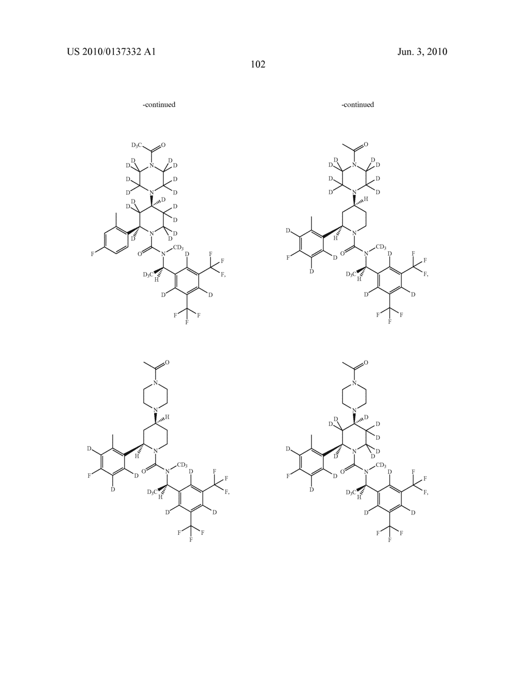 PIPERAZINE MODULATORS OF NK-1 RECEPTORS - diagram, schematic, and image 103