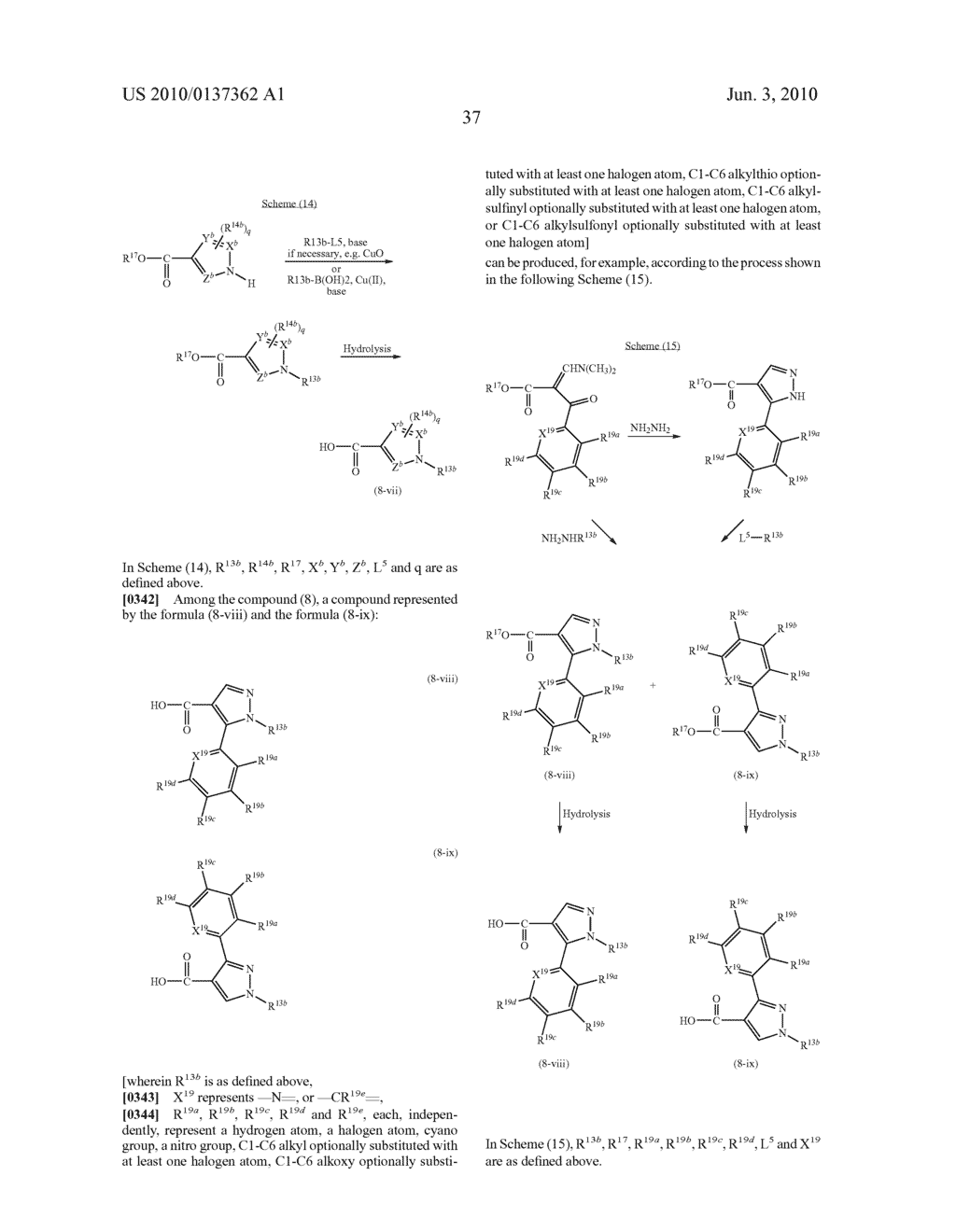 HETEROCYCLIC HYDRAZIDE COMPOUND AND PESTICIDAL USE OF THE SAME - diagram, schematic, and image 38