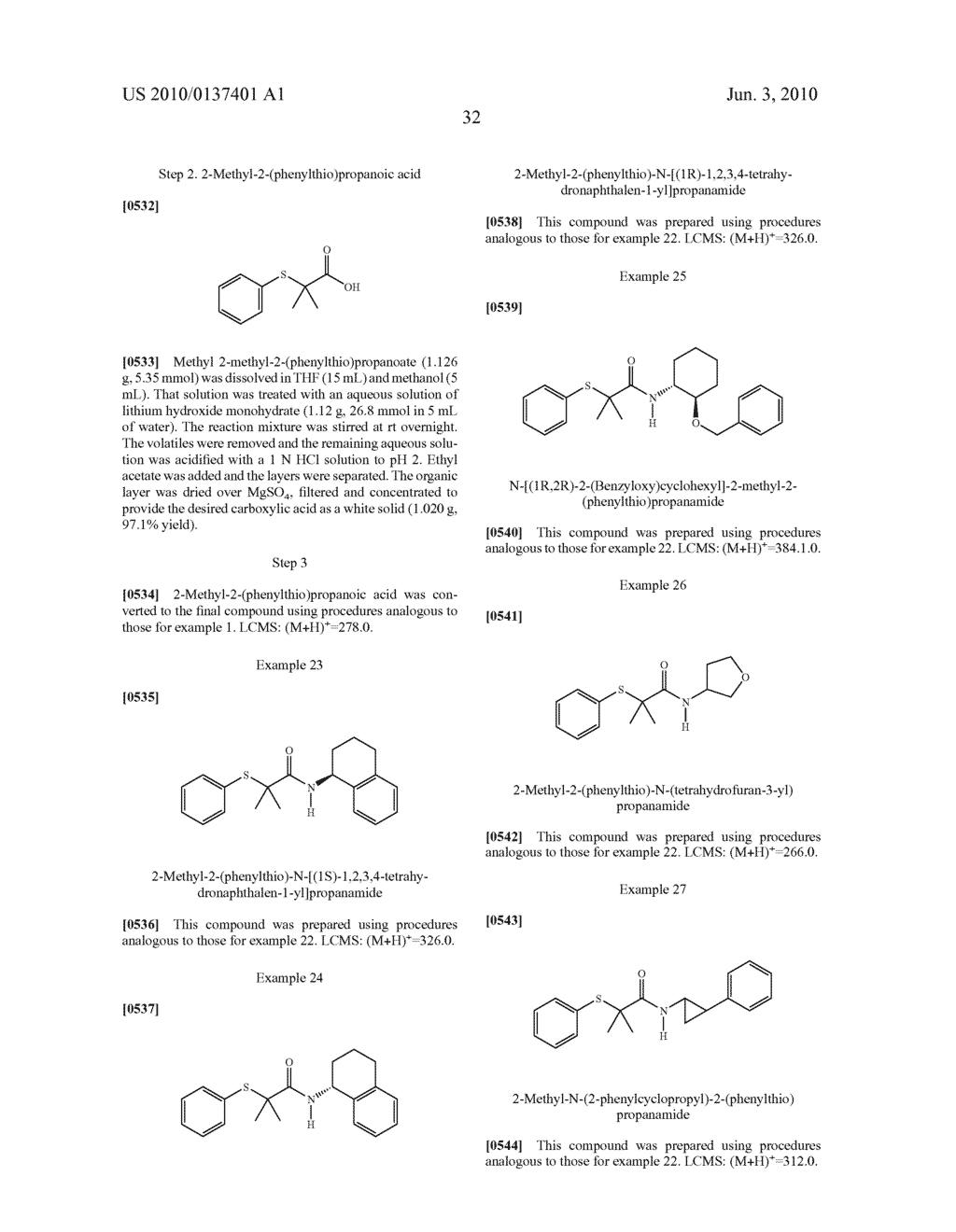 2-METHYLPROP ANAMIDES AND THEIR USE AS PHARMACEUTICALS - diagram, schematic, and image 33