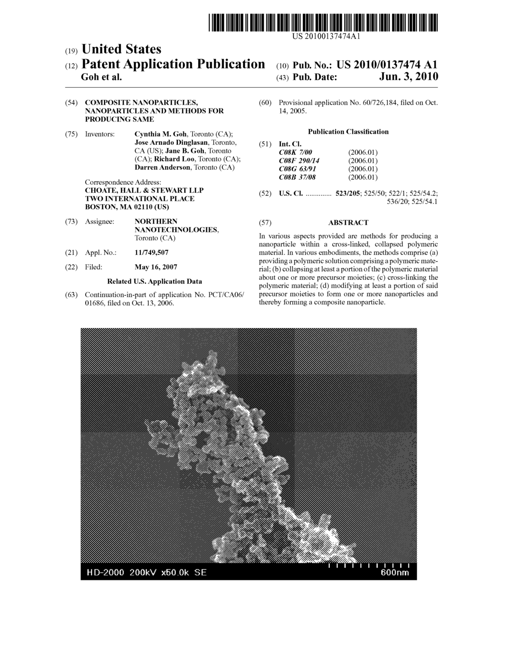 Composite Nanoparticles, Nanoparticles and Methods for Producing Same - diagram, schematic, and image 01