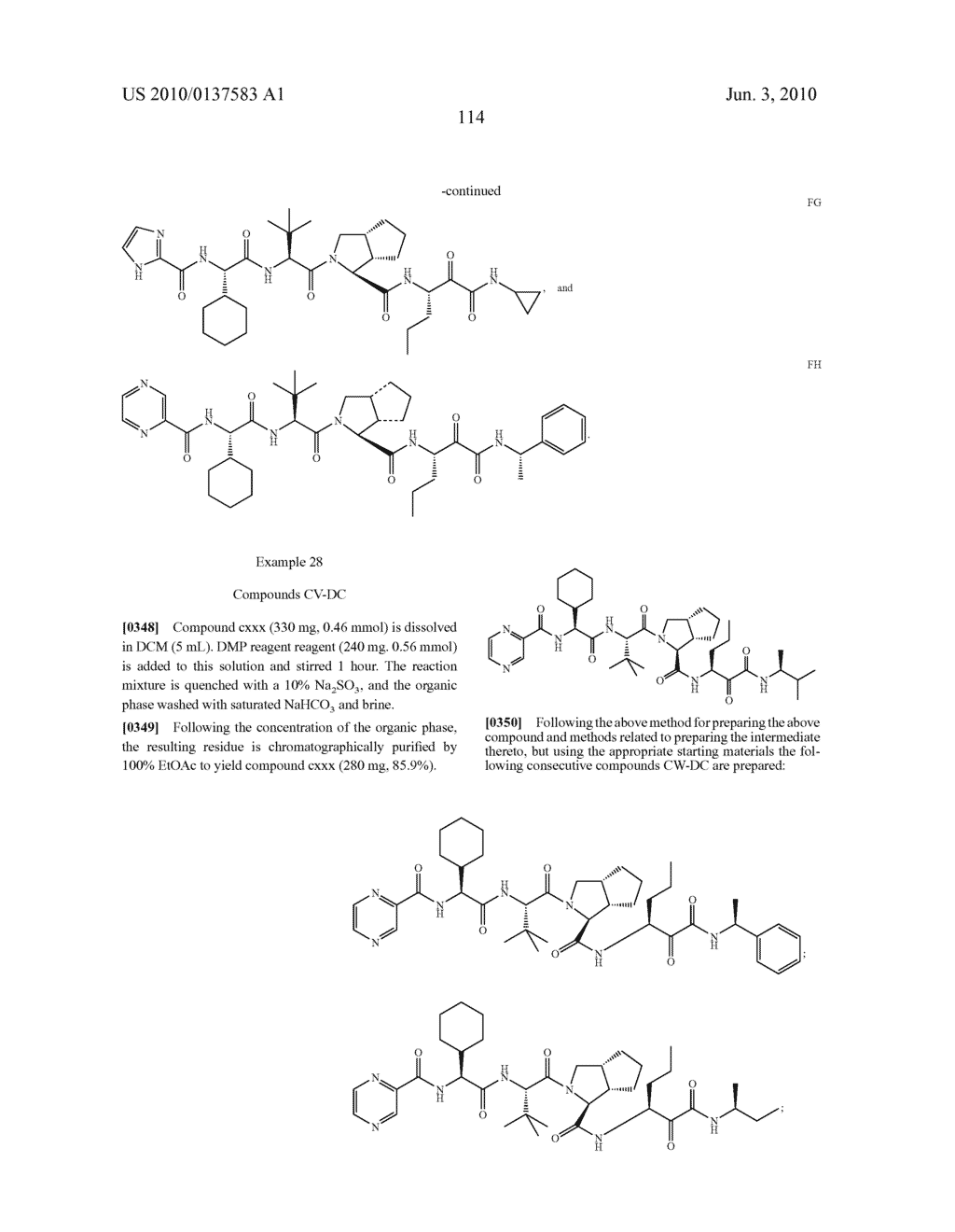 Peptidomimetic protease inhibitors - diagram, schematic, and image 129