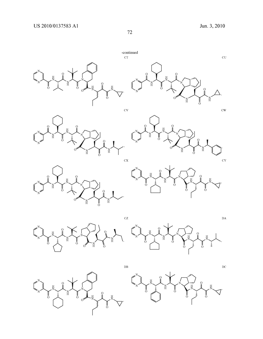 Peptidomimetic protease inhibitors - diagram, schematic, and image 87