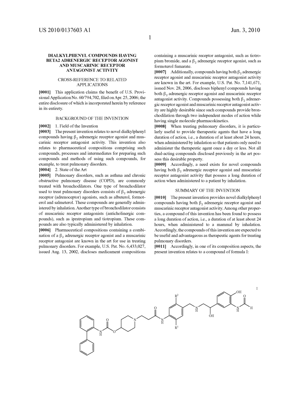 DIALKYLPHENYL COMPOUNDS HAVING BETA2 ADRENERGIC RECEPTOR AGONIST AND MUSCARINIC RECEPTOR ANTAGONIST ACTIVITY - diagram, schematic, and image 02