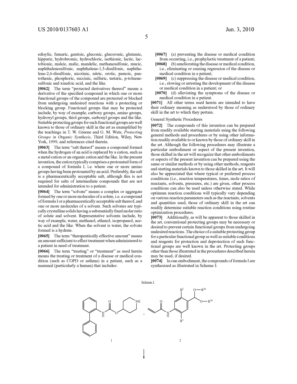 DIALKYLPHENYL COMPOUNDS HAVING BETA2 ADRENERGIC RECEPTOR AGONIST AND MUSCARINIC RECEPTOR ANTAGONIST ACTIVITY - diagram, schematic, and image 06