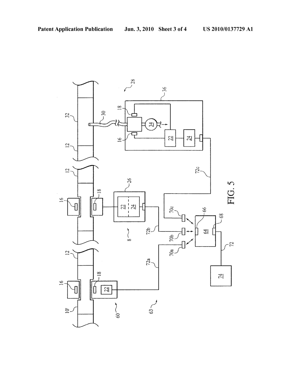 GAS MONITORING SYSTEM AND SIDESTREAM GAS MEASUREMENT SYSTEM ADAPTED TO COMMUNICATE WITH A MAINSTREAM GAS MEASUREMENT SYSTEM - diagram, schematic, and image 04