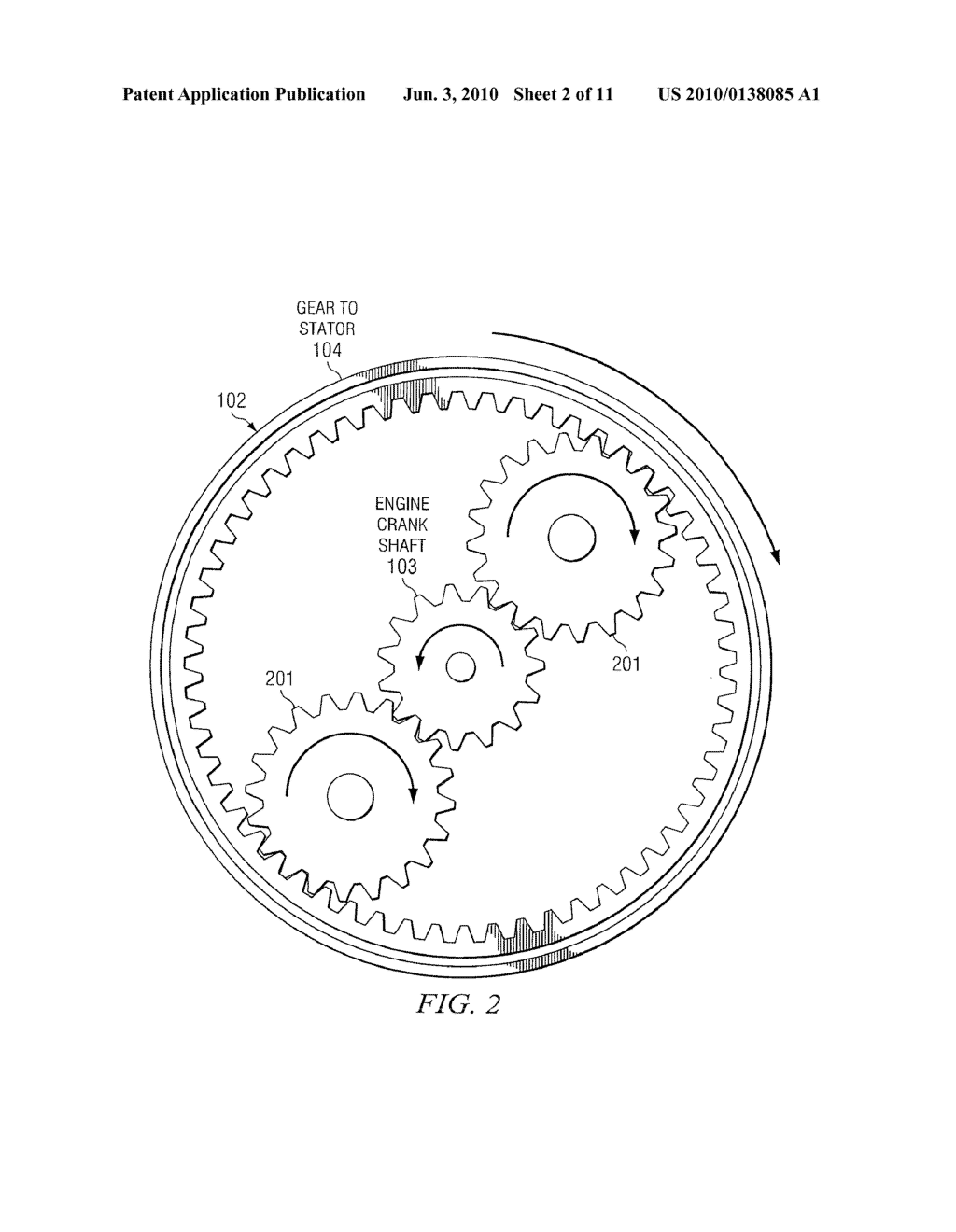 HYBRID SYSTEM FOR MOTOR VEHICLE WITH INTERNAL COMBUSTION ENGINE AND MOTOR-GENERATOR - diagram, schematic, and image 03