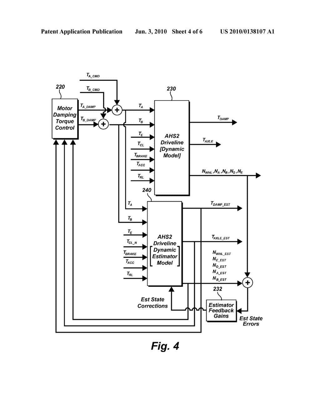 APPARATUS AND METHOD FOR REGULATING HYBRID ACTIVE DAMPING STATE ESTIMATOR - diagram, schematic, and image 05