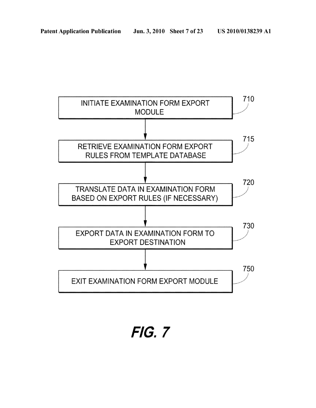 SYSTEM AND METHOD OF PROVIDING DYNAMIC AND CUSTOMIZABLE MEDICAL EXAMINATION FORMS - diagram, schematic, and image 08