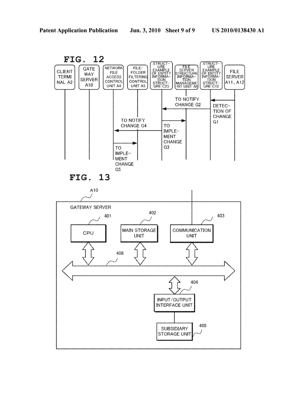 GATEWAY SERVER, FILE MANAGEMENT SYSTEM, AND FILE MANAGEMENT METHOD AND PROGRAM - diagram, schematic, and image 10