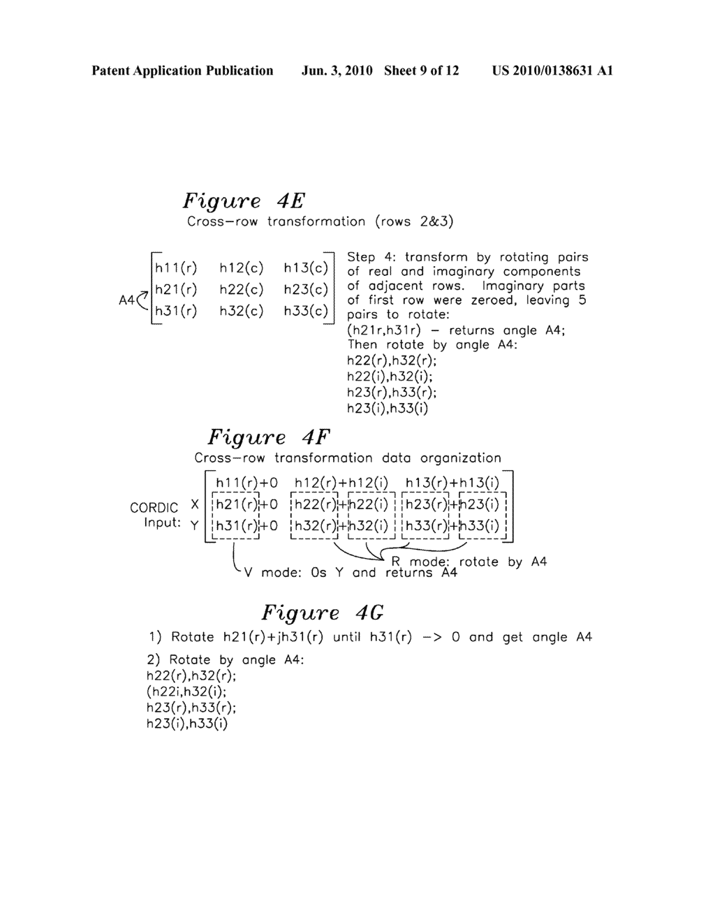 Process for QR Transformation using a CORDIC Processor - diagram, schematic, and image 10