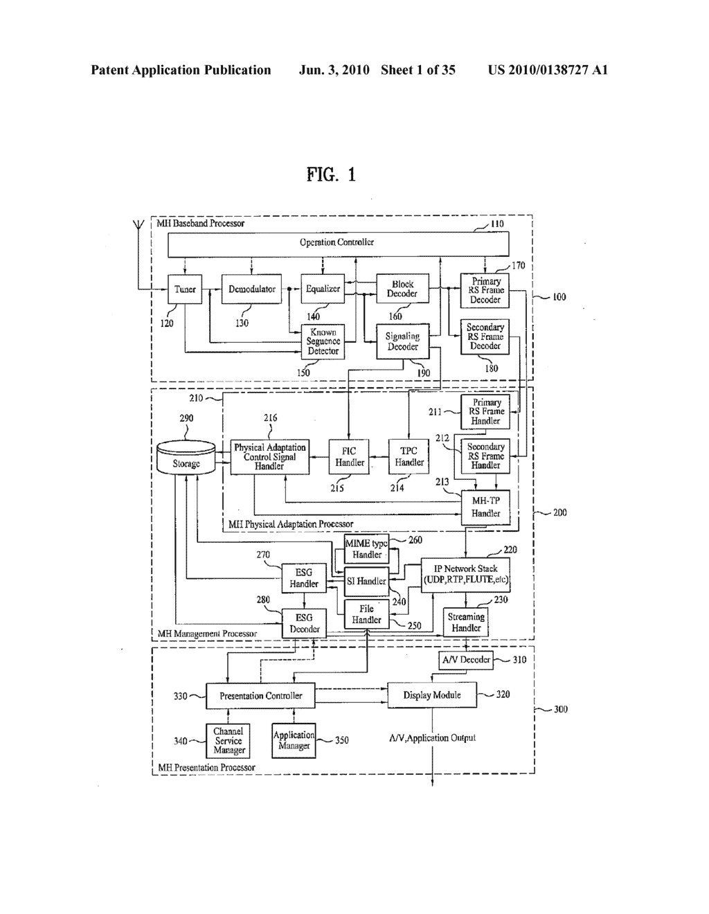 DIGITAL BROADCASTING RECEIVER AND METHOD FOR CONTROLLING THE SAME - diagram, schematic, and image 02