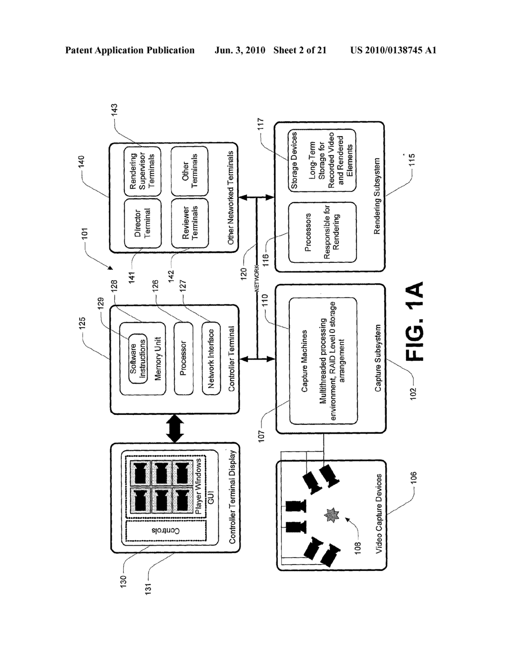 SYSTEMS AND METHODS FOR MANAGING THE PRODUCTION OF A FREE-VIEWPOINT AND VIDEO-BASED ANIMATION - diagram, schematic, and image 03