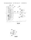 PORTABLE ELECTRONIC DEVICE WITH SPLIT VISION CONTENT SHARING CONTROL AND METHOD diagram and image