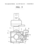 Vacuum cleaner for using in both upright form and canister form diagram and image