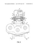 MOWER FRAME WITH COMPACT MOUNTING FOR DUAL HYDRAULIC PUMP/MOTOR ASSEMBLIES diagram and image