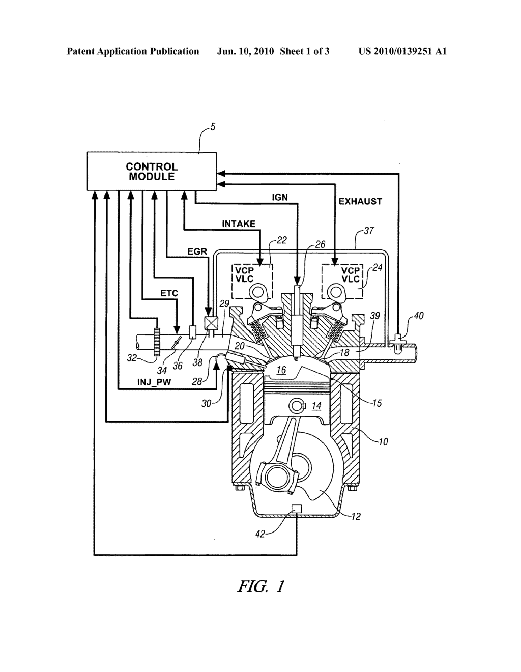 METHOD AND APPARATUS FOR CONTROLLING EXHAUST EMISSIONS IN A SPARK-IGNITION DIRECT-INJECTION ENGINE - diagram, schematic, and image 02