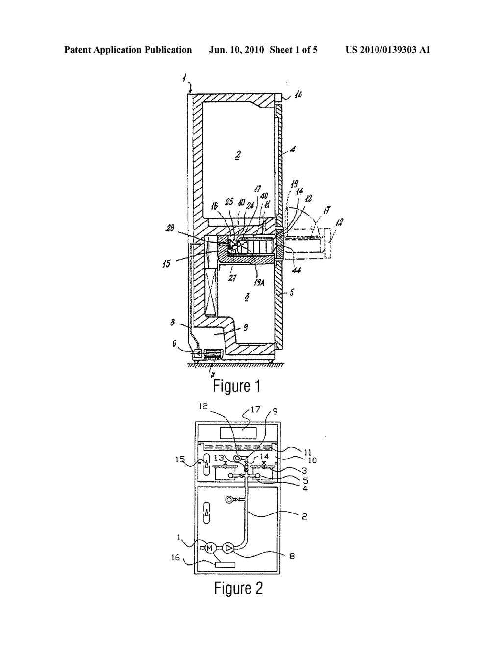 ELECTRICAL REFRIGERATOR WITH VACUUM PRESERVING SYSTEM AND CORRESPONDING CONTROL METHOD - diagram, schematic, and image 02