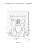 VARIABLE COMPRESSION RATIO PISTON WITH RATE-SENSITIVE RESPONSE diagram and image