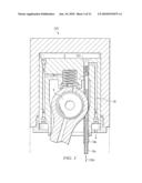 VARIABLE COMPRESSION RATIO PISTON WITH RATE-SENSITIVE RESPONSE diagram and image