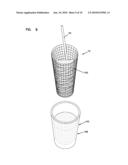 Root Beer Float Strainer and Method of Reducing Foam diagram and image