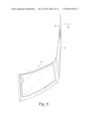 REMOVABLE BOAT WINDSHIELD AND METHOD FOR INSTALLING/REMOVING THE SAME diagram and image