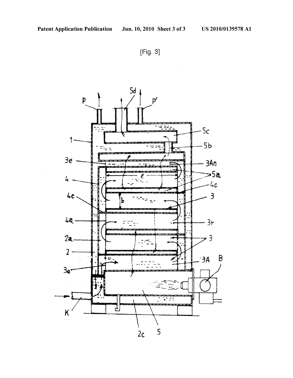 BOILER WITH FLAT HORIZONTAL TUBES - diagram, schematic, and image 04