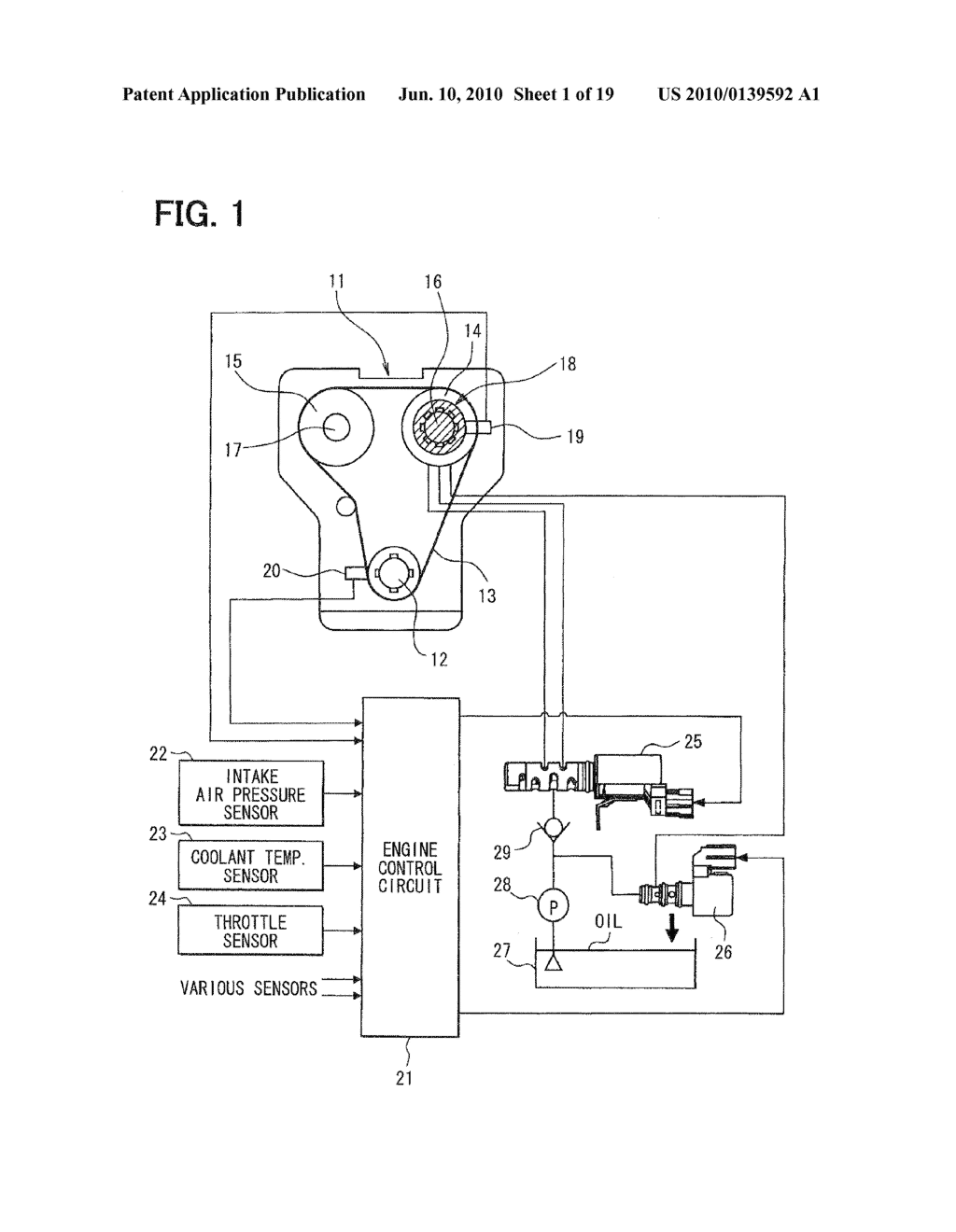 VARIABLE VALVE TIMING CONTROL APPARATUS FOR INTERNAL COMBUSTION ENGINE - diagram, schematic, and image 02