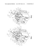 DEVICE FOR ACTUATING THE DECOMPRESSION ENGINE BRAKE IN AN INTERNAL COMBUSTION ENGINE diagram and image