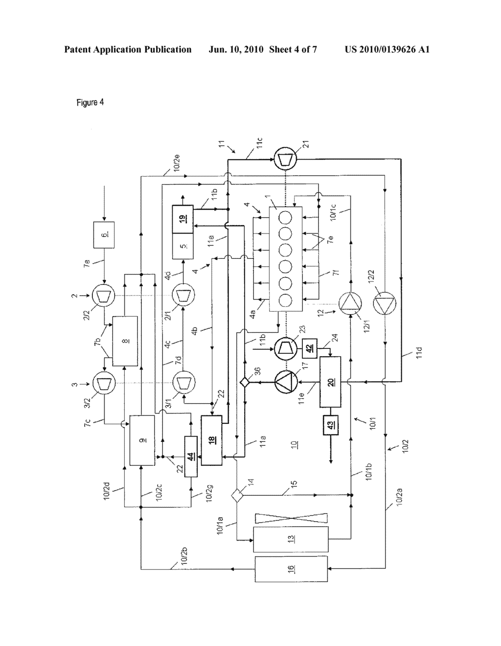 Drive Unit with Cooling Circuit and Separate Heat Recovery Circuit - diagram, schematic, and image 05