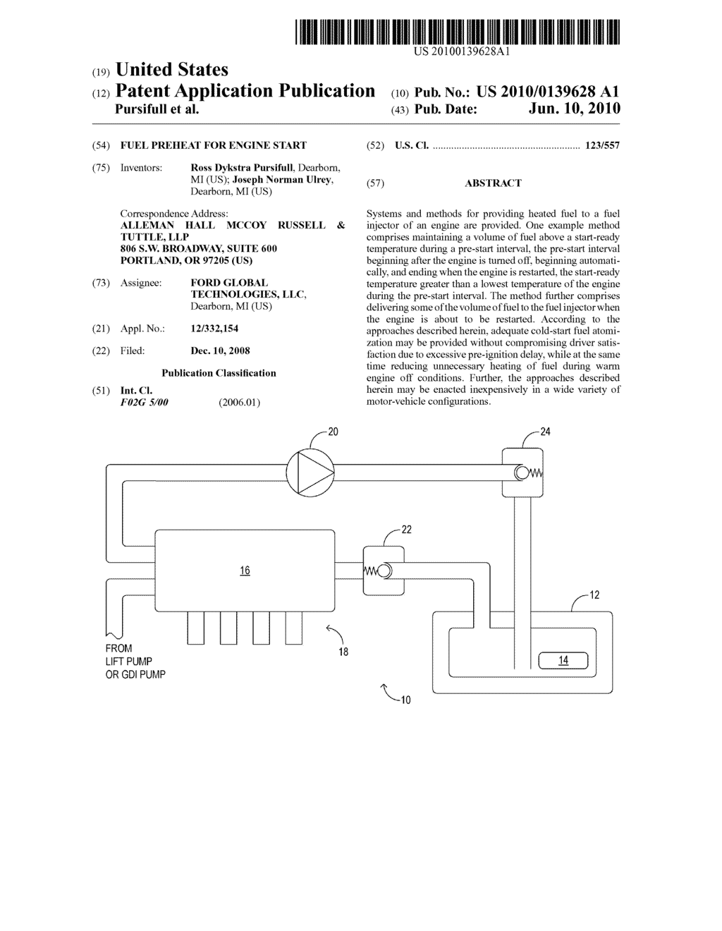 FUEL PREHEAT FOR ENGINE START - diagram, schematic, and image 01