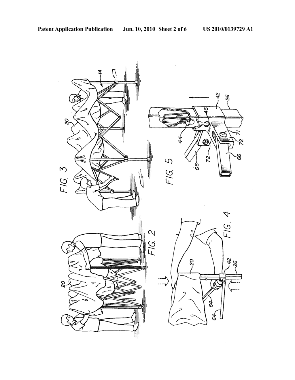 COLLAPSIBLE SHELTER WITH FLEXIBLE, COLLAPSIBLE CANOPY - diagram, schematic, and image 03