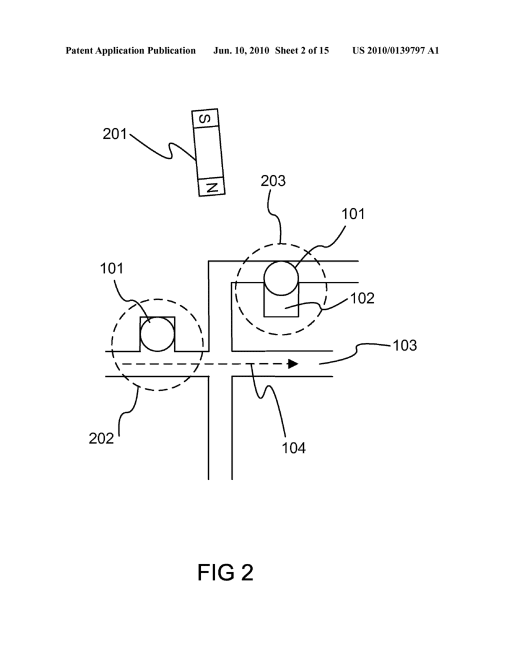 Magnetically actuated microfluidic mixers - diagram, schematic, and image 03