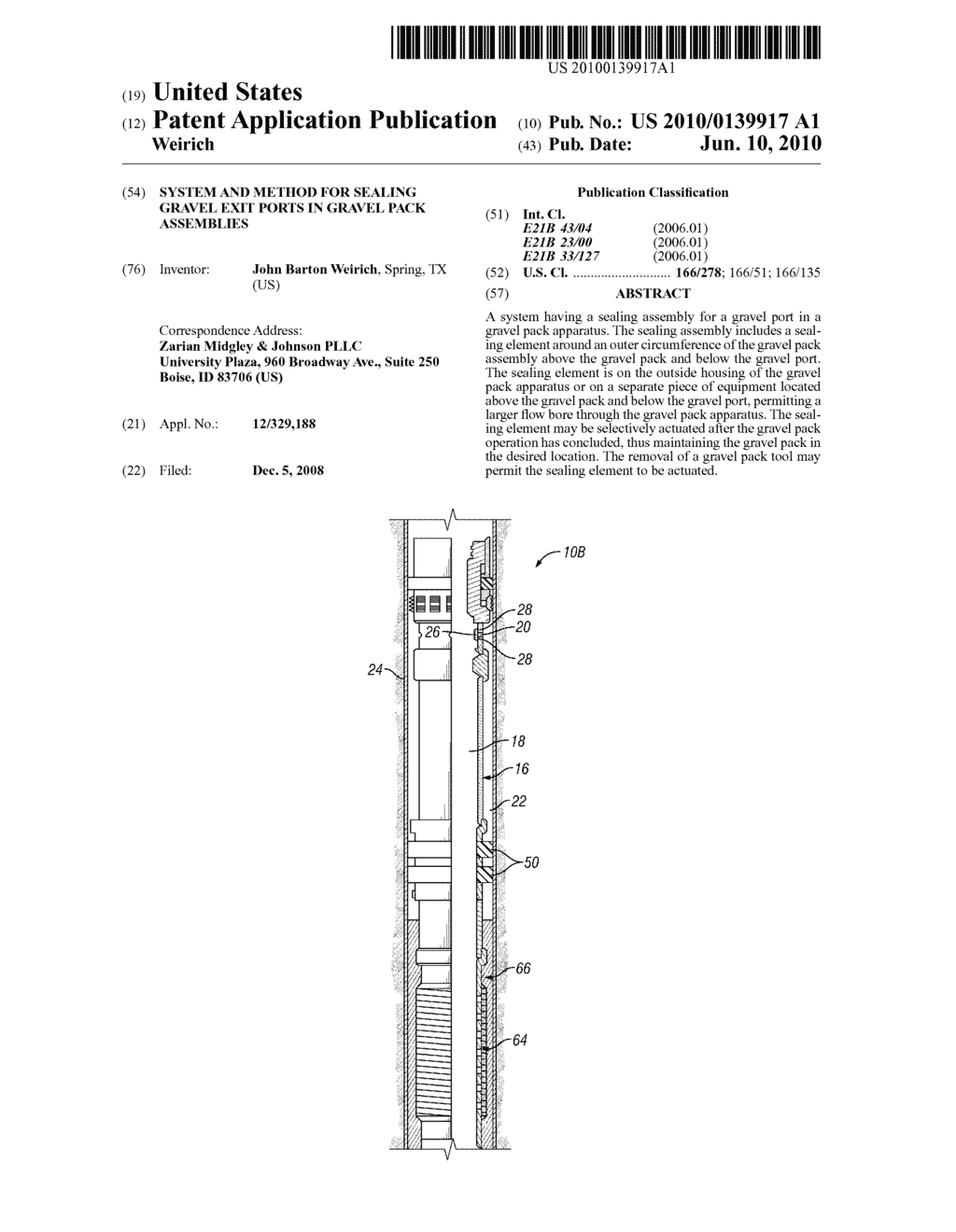 SYSTEM AND METHOD FOR SEALING GRAVEL EXIT PORTS IN GRAVEL PACK ASSEMBLIES - diagram, schematic, and image 01